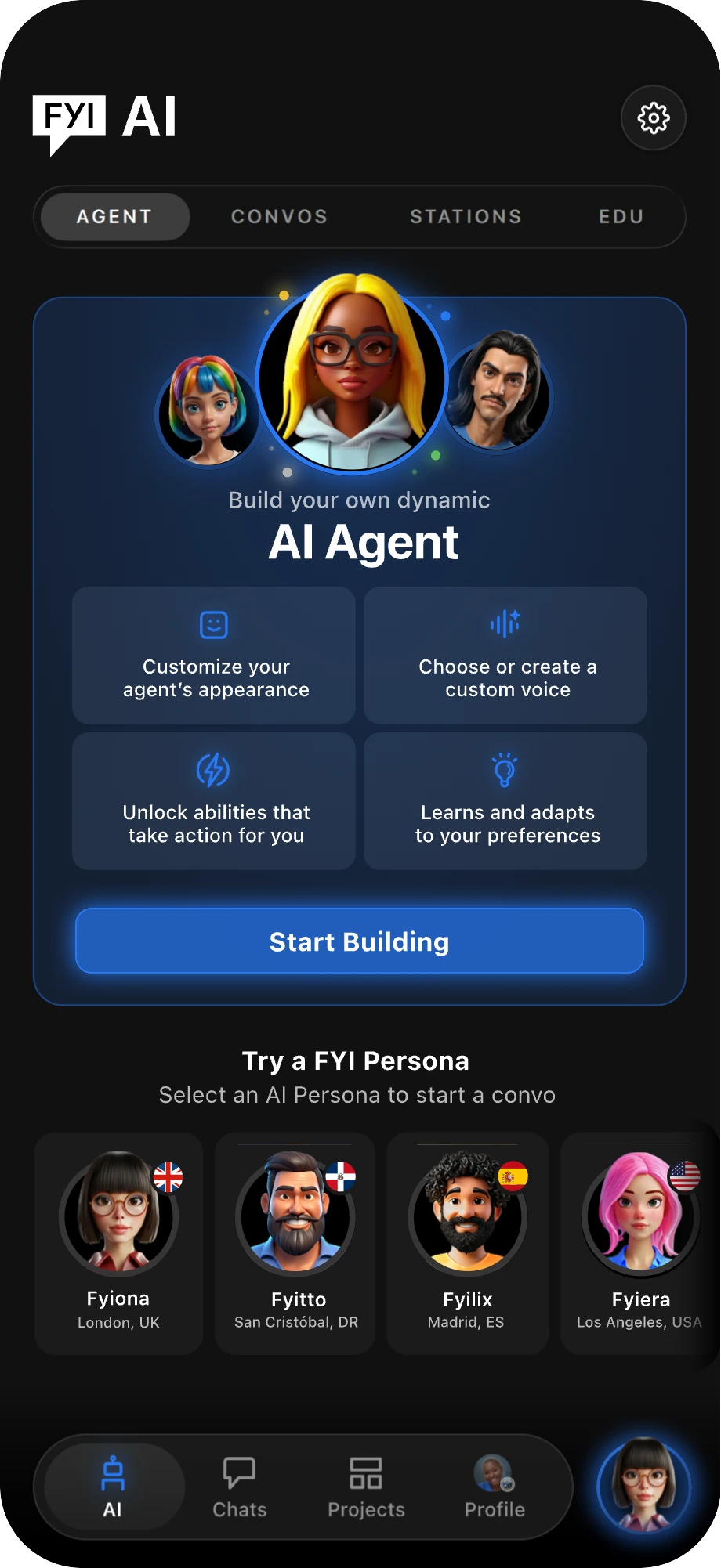 Build your agent screen 1 of 10