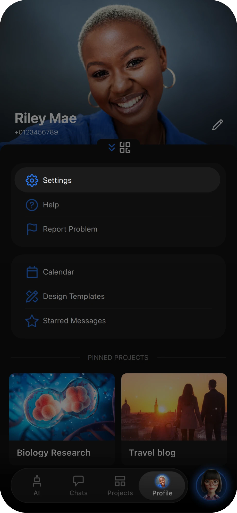 Connect your account screen 1 of 5