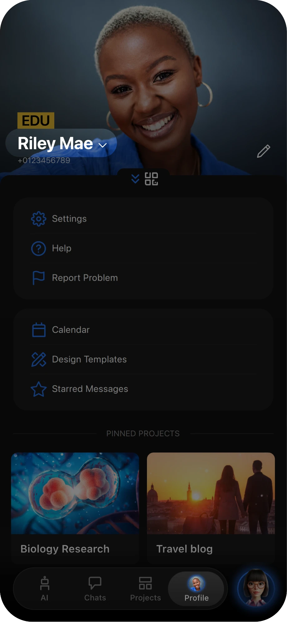 Connect your account screen 4 of 5